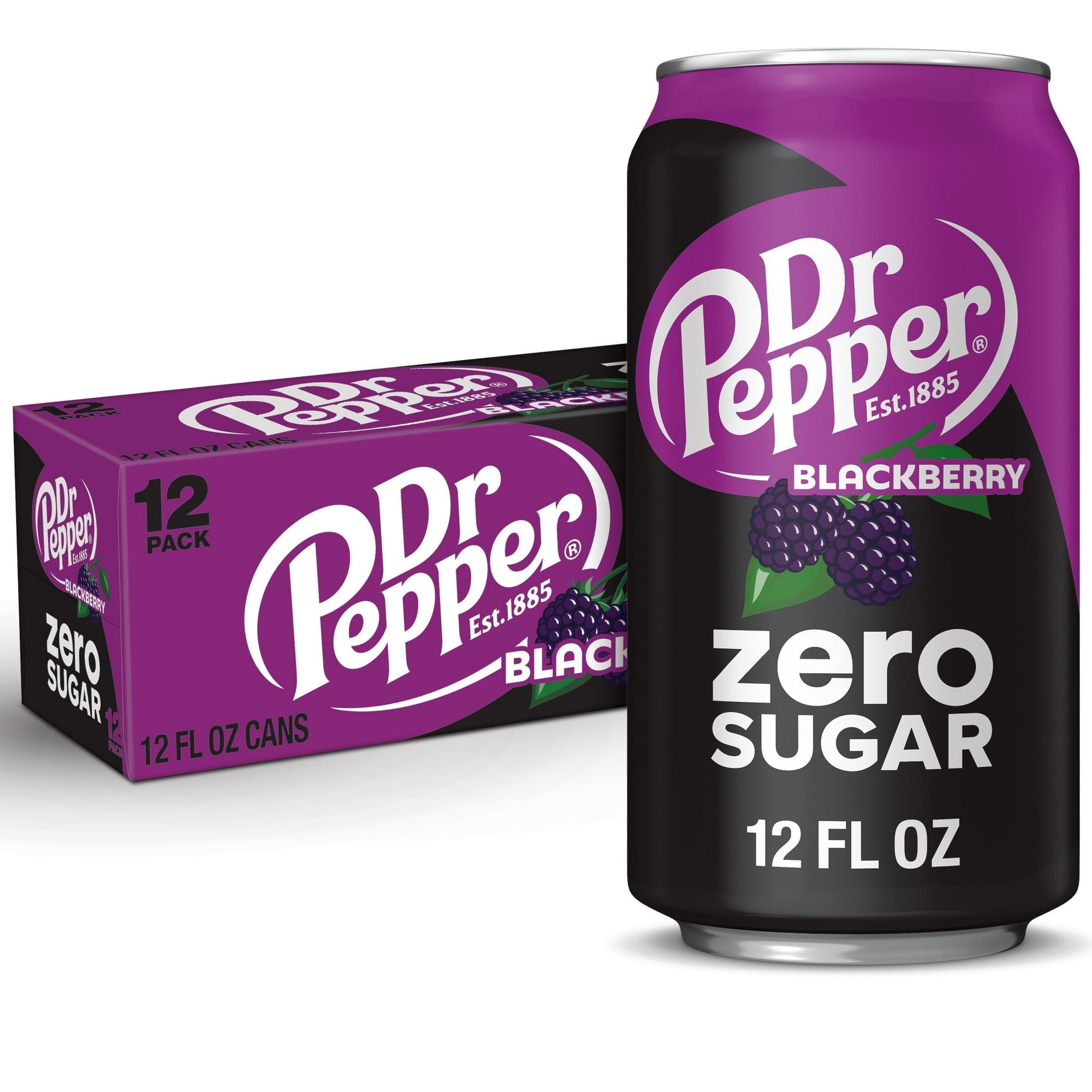 Dr Pepper Blackberry Zero Sugar Soda J3