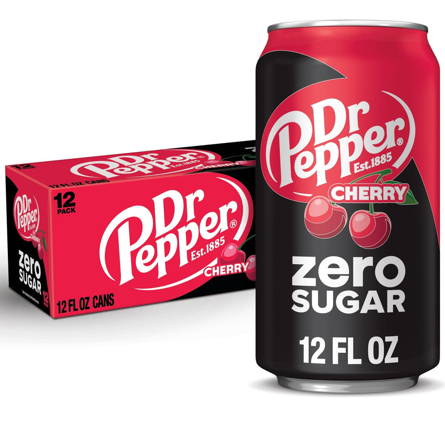 Dr Pepper Cherry Zero Sugar Soda P9